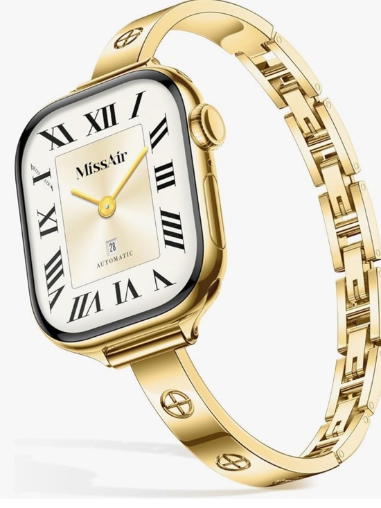 Other - Gold Stainless Steel Slim Smartwatch Band